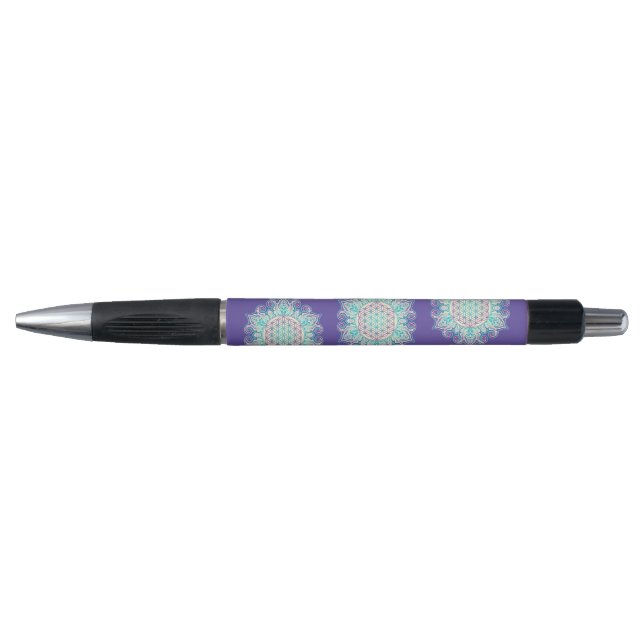 Stylo Fleur De Vie - Indien Mandala 2 (Devant)