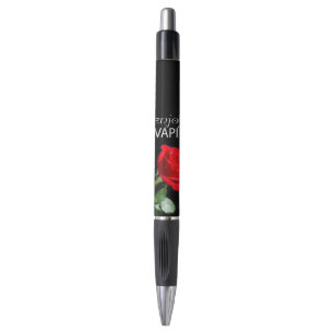 Stylo Fleur Vapeur et rose
