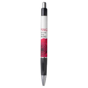 Stylo Fleur Vapeur et rose