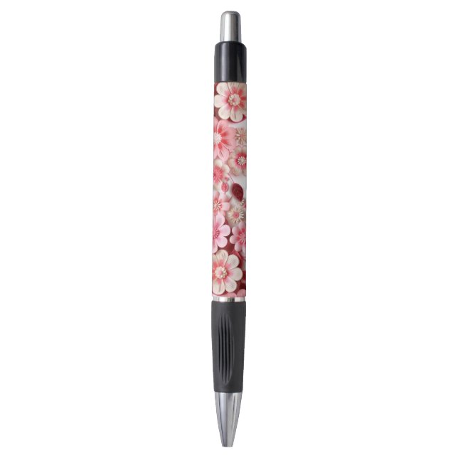 Stylo Fleurs 3D- (Devant (Vertical))