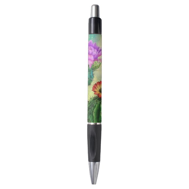 Stylo Fleurs de cactus (Devant (Vertical))