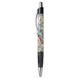 Stylo Fleurs de jardin de campagne motif personnalisé