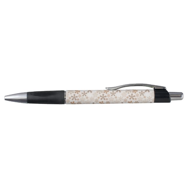 Stylo Fleurs de marguerite beige esthétique florale Dits (Haut)
