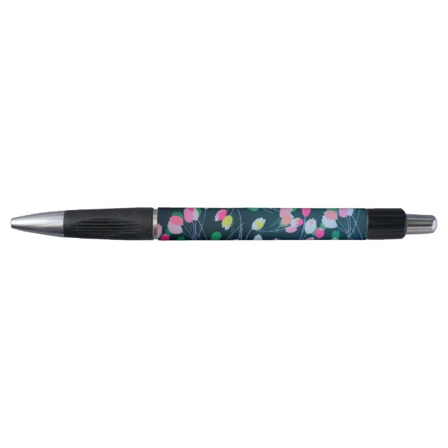 Stylo Fleurs de tulipe du jardin printanier Fleur d'aqua (Devant)