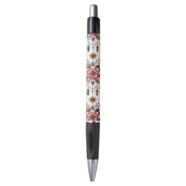 Stylo Fleurs et Plumes (Devant (Vertical))