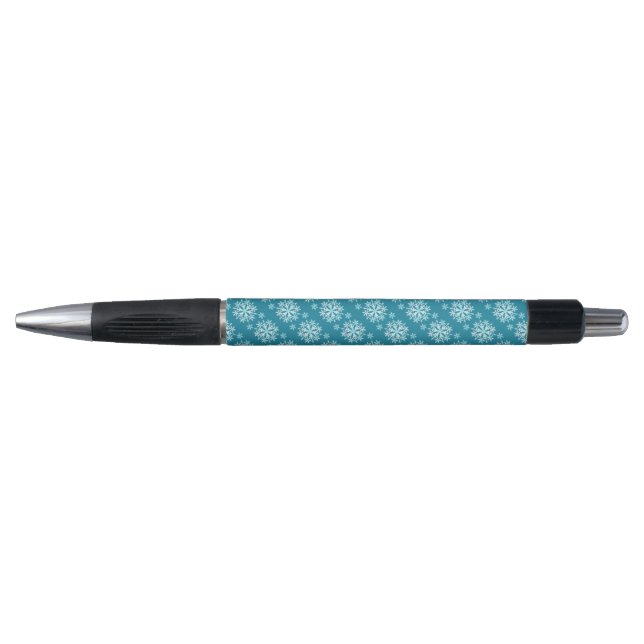 Stylo Flocons de Neige Aqua Blanc (Devant)