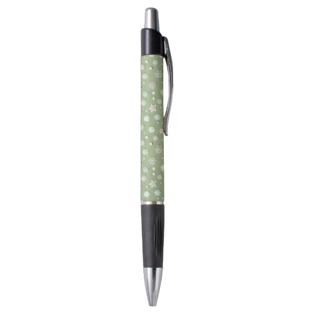 Stylo Flocons de neige sur menthe (Bas (Vertical))