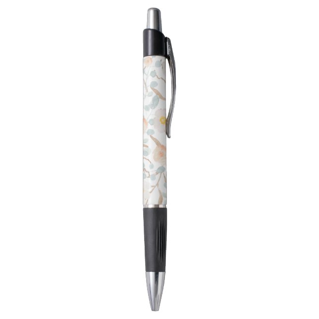 Stylo floral d'aquarelle (Bas (Vertical))