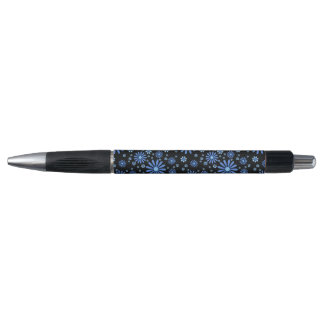 Stylo Flore rétroélectrique bleu et noir