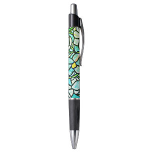 Stylo Flore verte en mosaïque