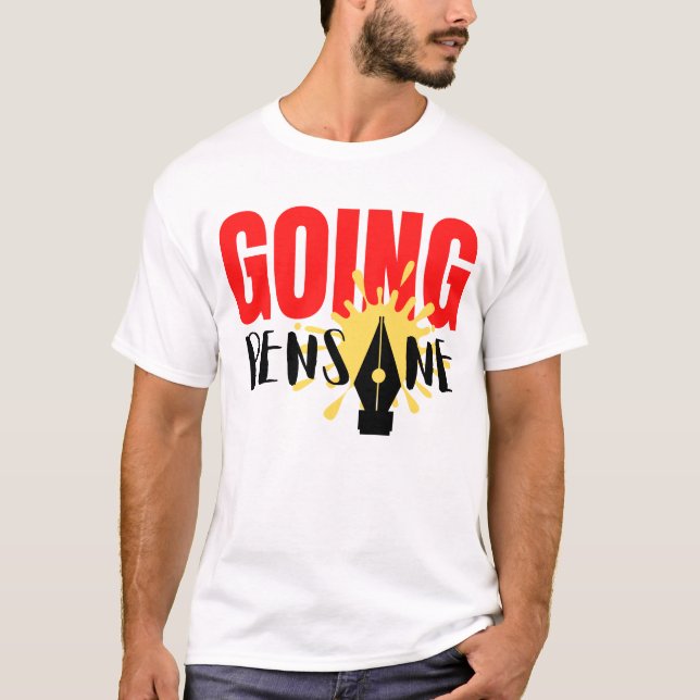Stylo Fontaine et T-shirt Encre "Goiemane" (Devant)