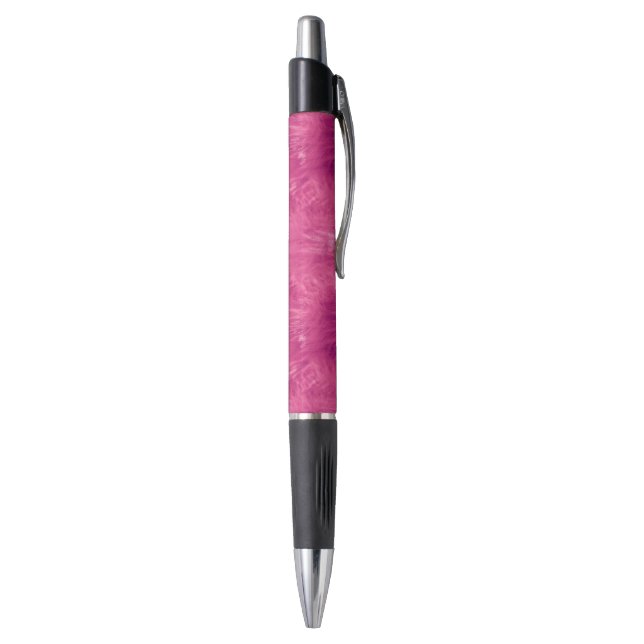 Stylo Fourrure synthétique rose vif   (Bas (Vertical))