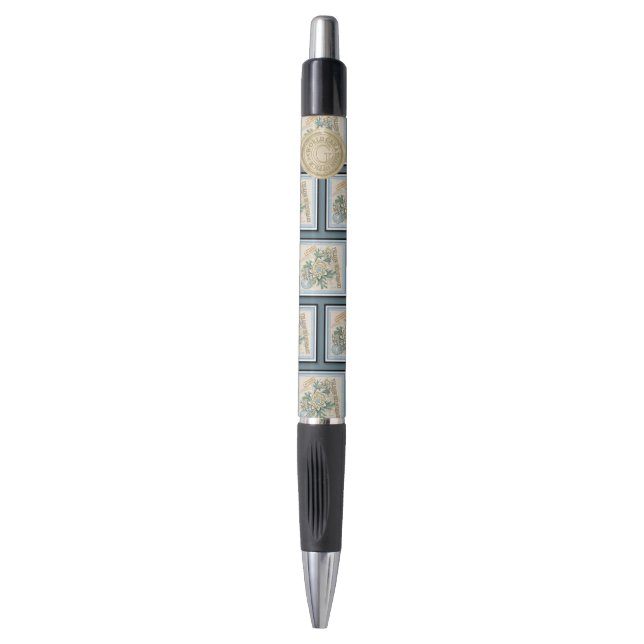 Stylo G Bureau de la création Fleur jaune (Devant (Vertical))