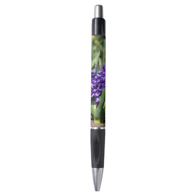 Stylo Géocinthe bleu au printemps (Devant (Vertical))