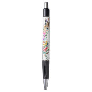 Stylo Girafe de bouquet coloré - Dessin moderne