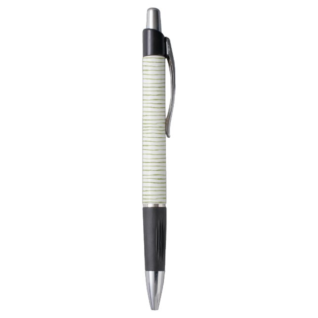 Stylo Green White Stripes   (Bas (Vertical))