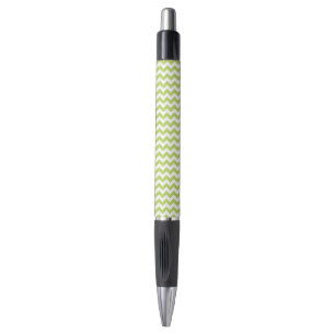 Stylo Green Zigzag, Green Chevron, Motif géométrique