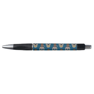 Stylo Halloween gothique du crâne et du rat