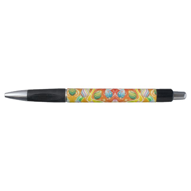 Stylo Happy Easter Eggs Festive Pattern (Devant)