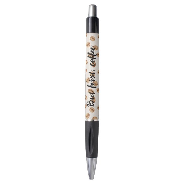Stylo Haricots De Café Crème Mais D'abord Du Café (Devant (Vertical))