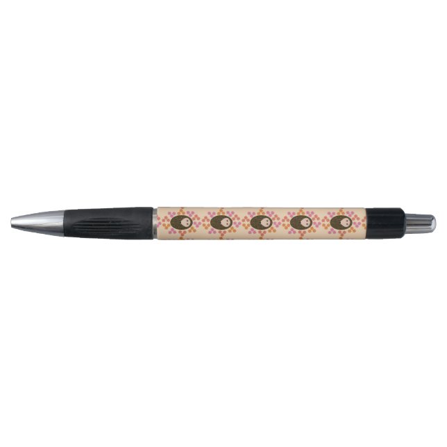 Stylo Hérisson et stylos à fleurs (Devant)