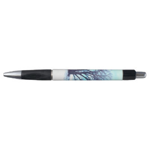 Stylo Hiver bleu