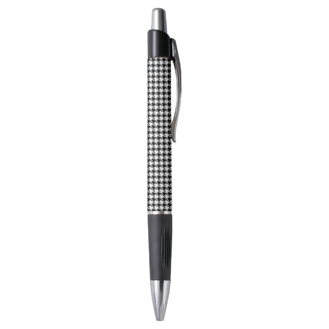 Stylo Houndstooth noir et blanc par Shirley Taylor (Bas (Vertical))