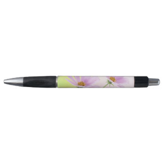 Stylo Image personnalisée et aquarelle de fleur rose