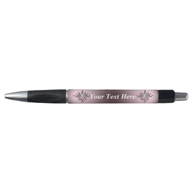 Stylo Imaginaire Gothique Noir Rose Soleil Déesse Visage (Devant)