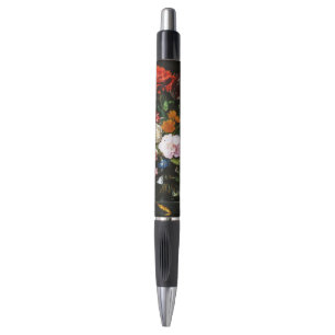 Stylo Impression d'art botanique floral sombre et lunati