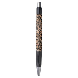 Stylo Impression de tigre orange noir
