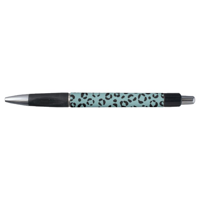 Stylo Imprimé animal sarcelle (Devant)