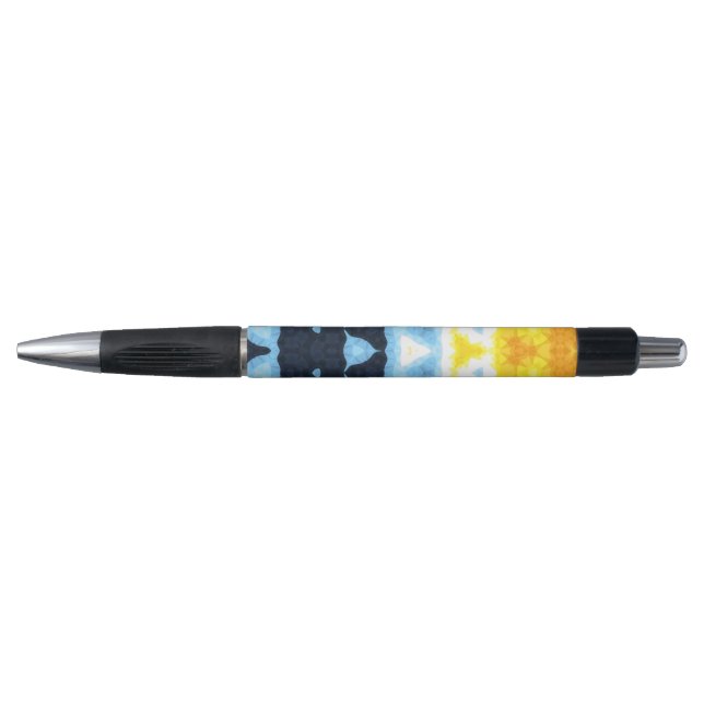 Stylo Indicateur de la fierté AroAce Super géométrique B (Devant)