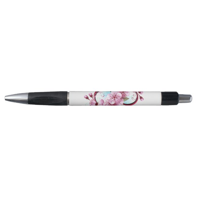 Stylo Infinité avec les fleurs Sakura (Devant)