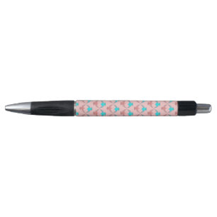 Stylo Inséparables roses et bleus mignons