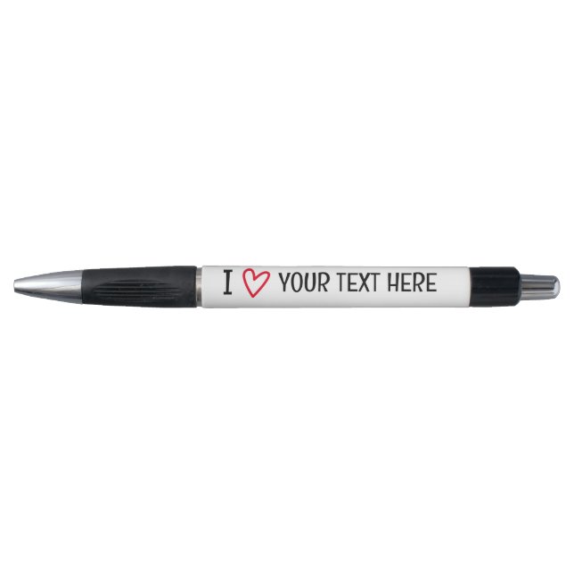 Stylo J'adore ajouter votre propre texte Modèle personna (Devant)