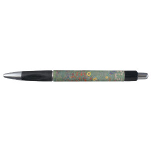 Stylo Jardin de ferme au tournesol floral vintage Klimt