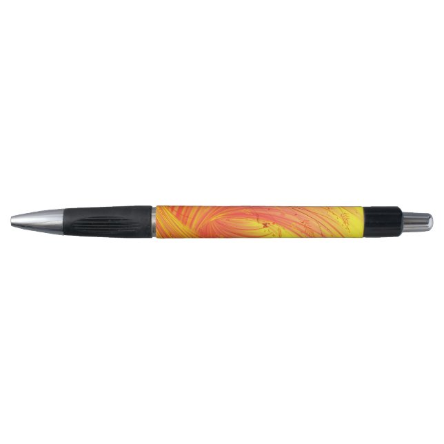 Stylo Jardin enchanté orange Abstrait (Devant)
