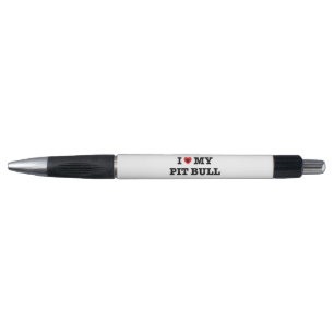 Stylo Je Coeur Mon Pit Bull