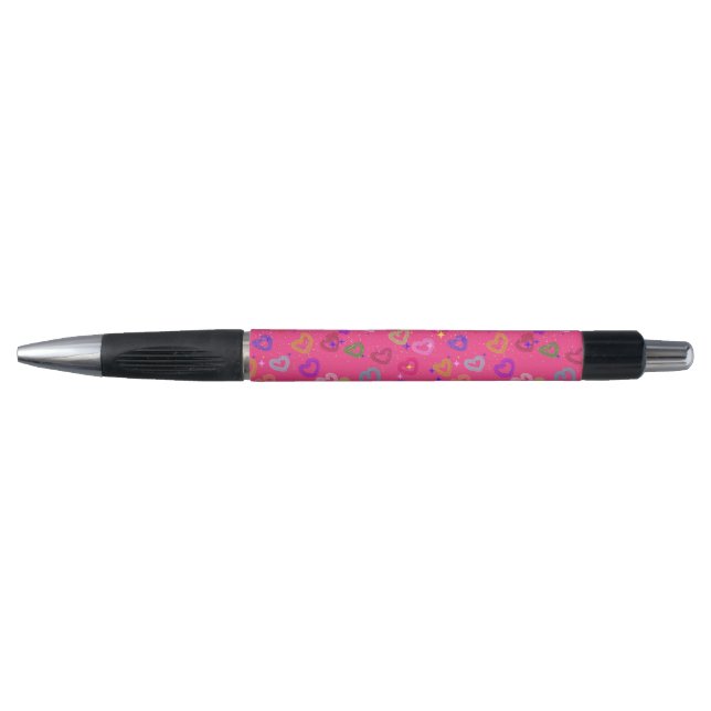 Stylo Joli cœur coloré  (Devant)
