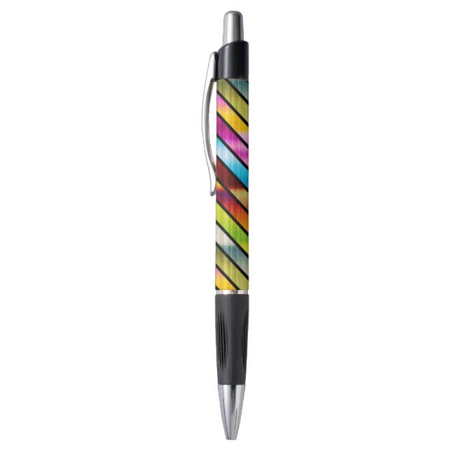 Stylo Jolies rayures colorées (Haut (Vertical))