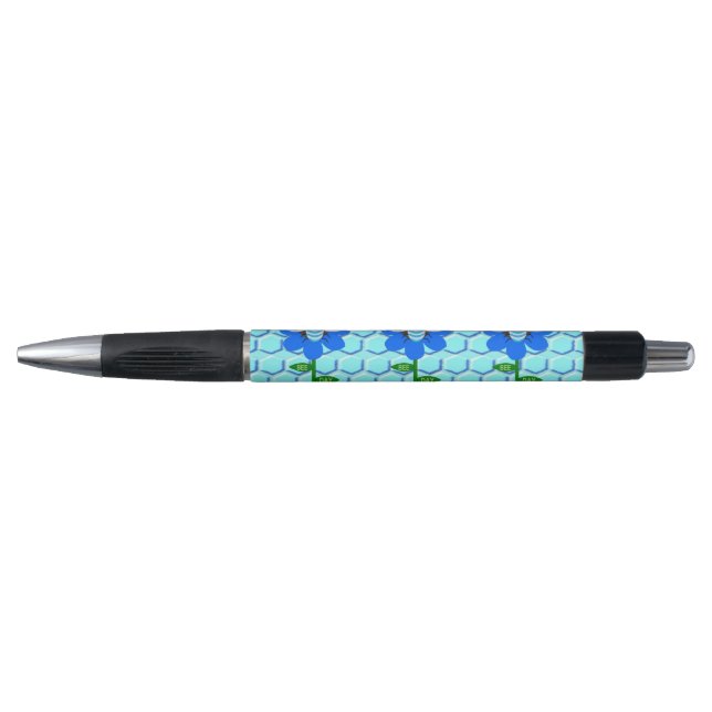 Stylo Joyeux Bee Day Boy Blue Birthday Bumblebee (Devant)