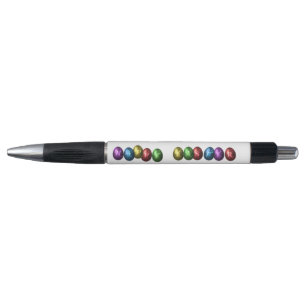 Stylo Joyeux Oeufs de Pâques colorés