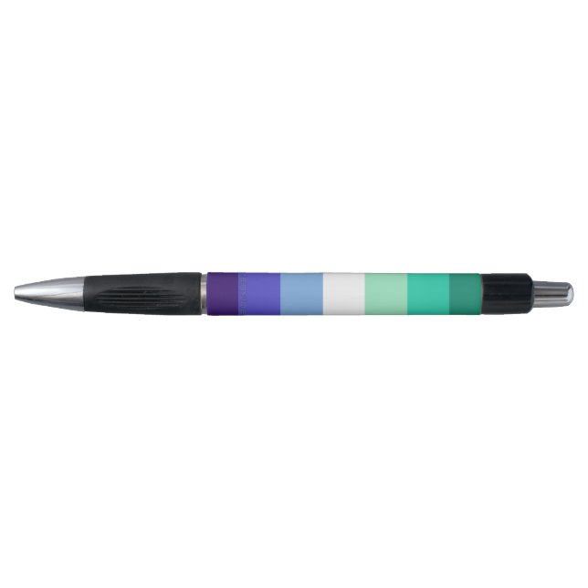 Stylo La palette de drapeau des hommes gays trans-inclus (Devant)