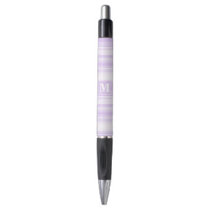 Stylo Landes lilas monogrammes