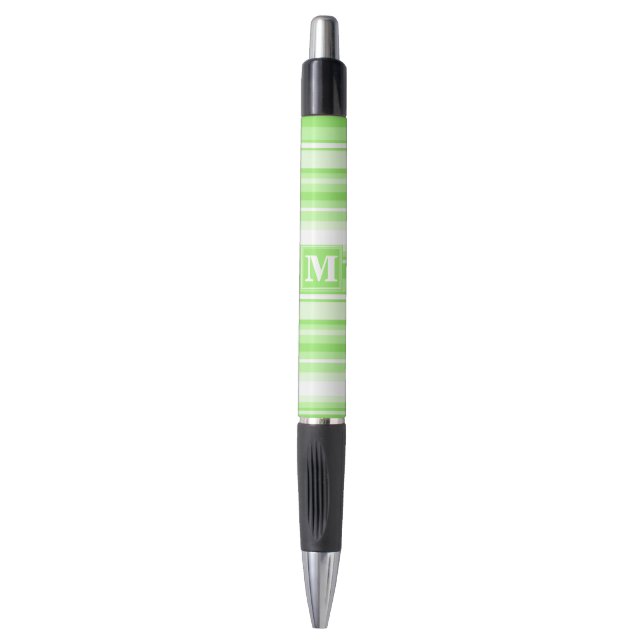 Stylo Landes vertes de chaux monogrammes (Devant (Vertical))
