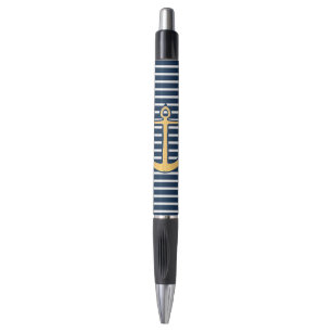 Stylo Le bleu marine barre l'Ancre nautique