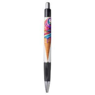 Stylo Le cône de glace classique vibrant de SlipperyJoe'