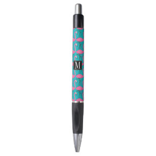 Stylo Le motif lumineux   de Flamant rose ajoutent votre