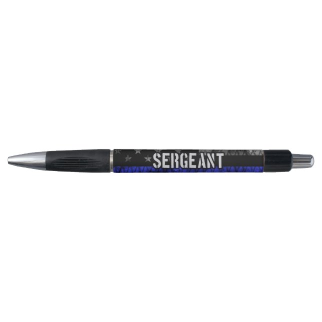 Stylo Le sergent Thin Blue Line Distresse (Devant)